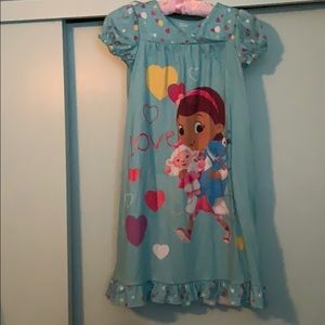 Disney Store Doc McStuffins Blue Nightgown - S 7/8